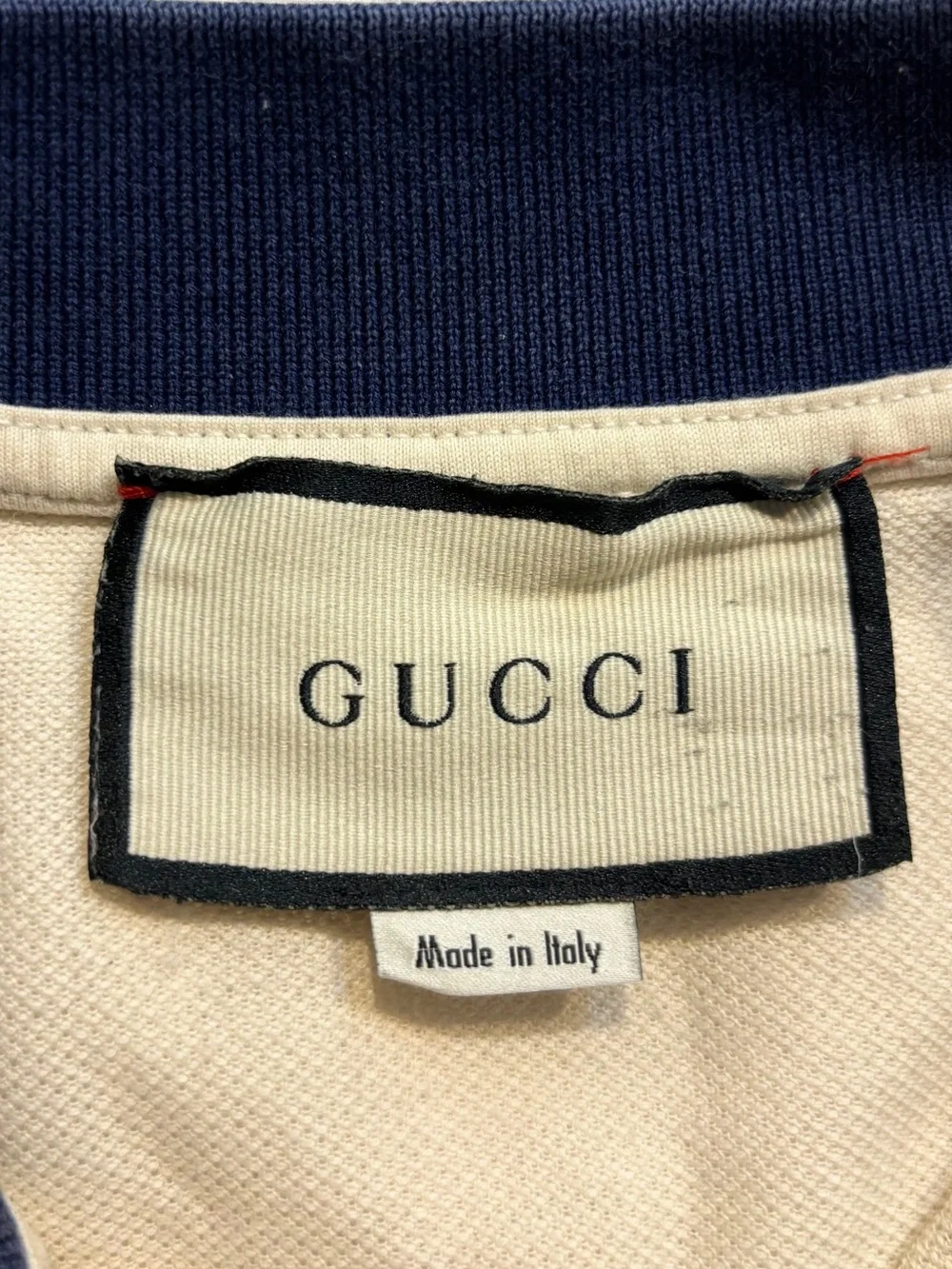 Gucci GG Nylon Logo Tape Polo Shirt